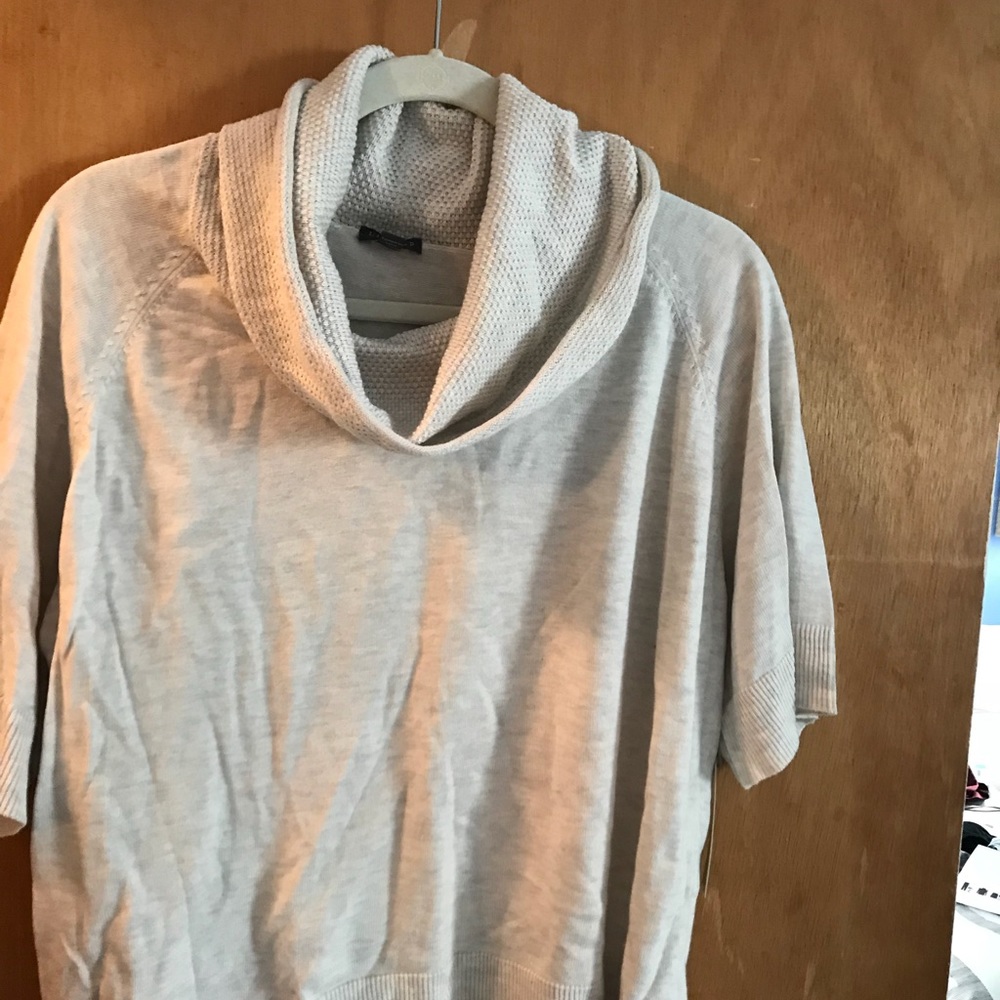 Short sleeve cowl neck sweater LillaP